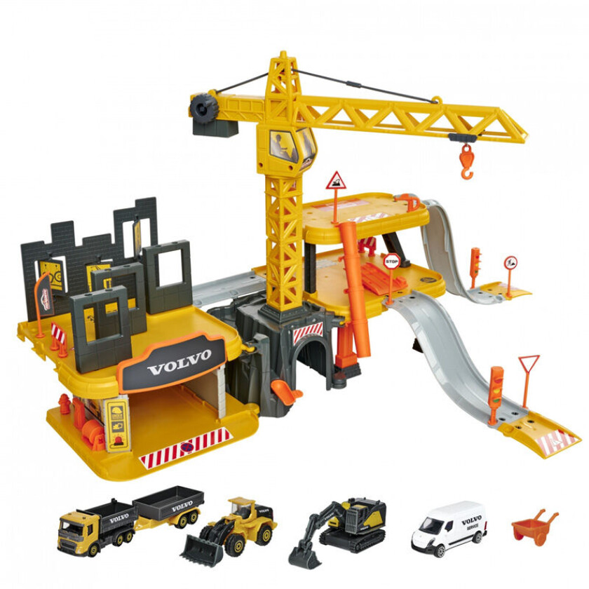 Creatix Lekesett - Bygegplass Med Volvo Kjøretøy