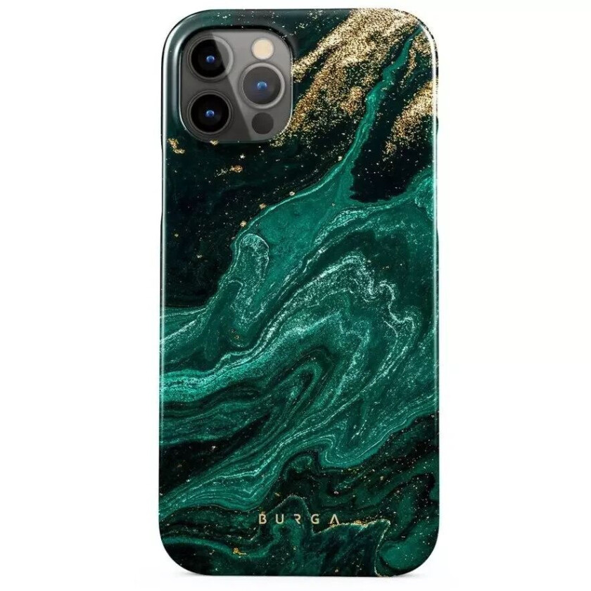 Burga iPhone 12 Pro Max Tough Fashion Deksel - Emerald Pool