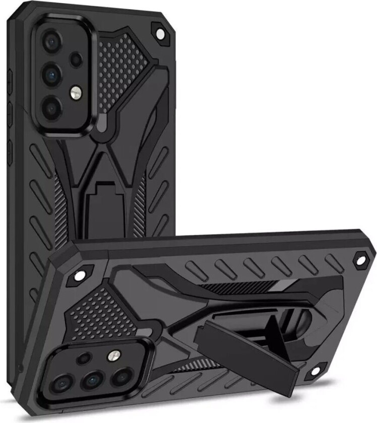 Samsung Galaxy A33 (5G) Håndverker Bakdeksel med Kickstand - Svart