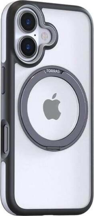 Ostand R Fusion Case for iPhone 16 Plus (Black)
