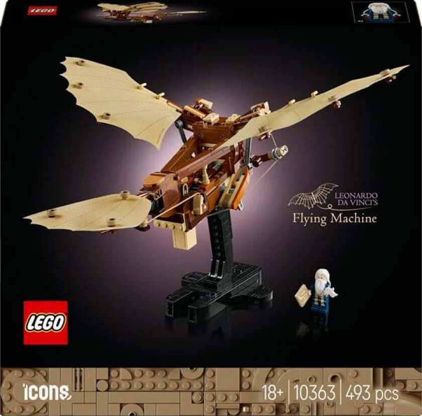 Icons Leonardo da Vincis flymaskin 10363
