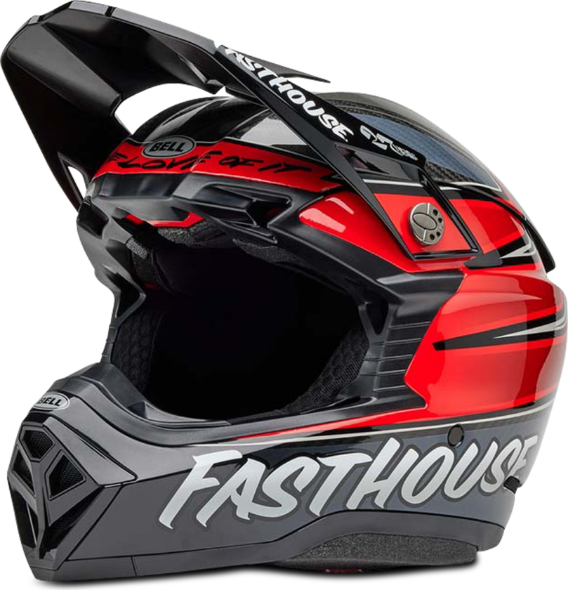 BELL Crosshjelm Moto-10 Spherical Rød