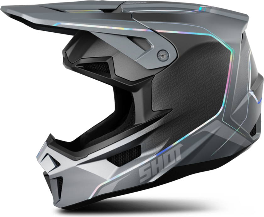 Shot Race Gear Crosshjelm Shot Lite Challenger Holographic Matt