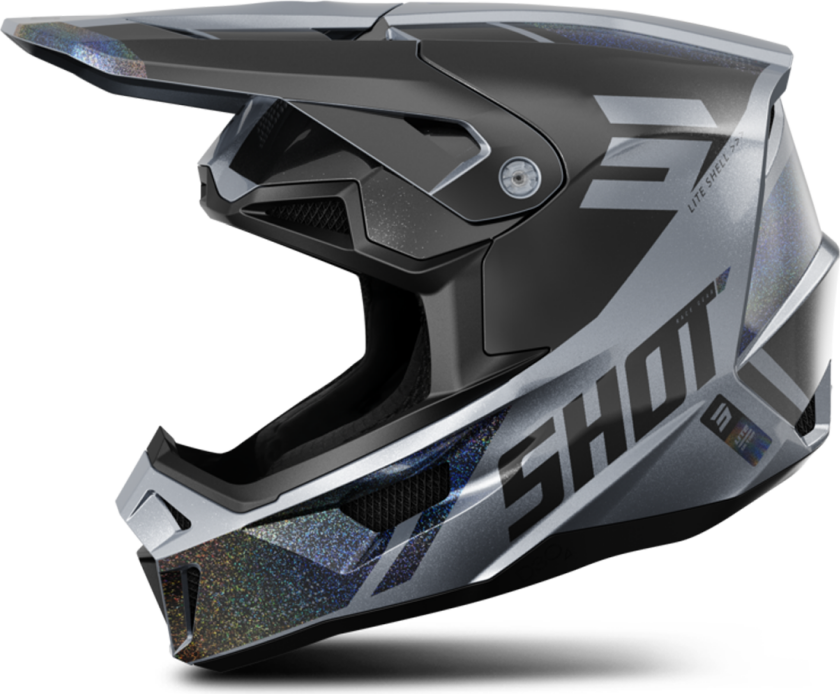 Shot Race Gear Crosshjelm Shot Lite Ultra Holographic Glitter Matt