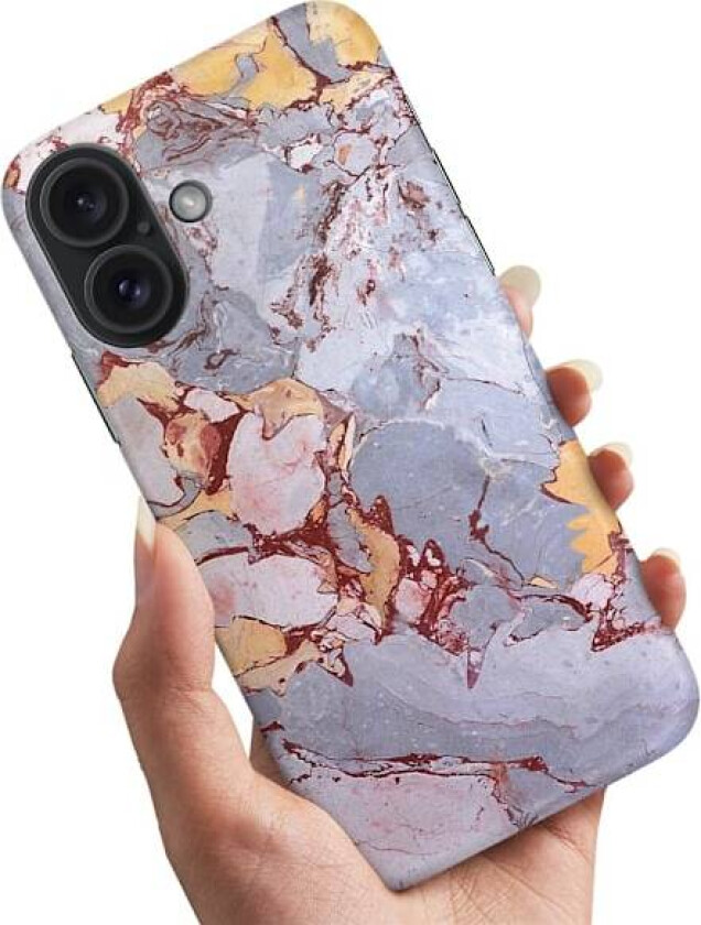 iPhone 16 - Deksel/Mobildeksel Marmor