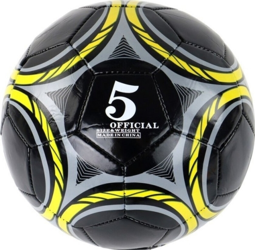 Leantoys Svart Fotballball 24 Cm Str 5