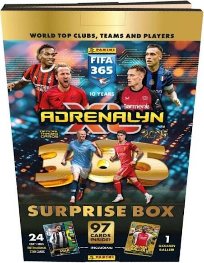 Adrenalyn XL FIFA 365 Julekalender 2025 - Fotballkort 1000