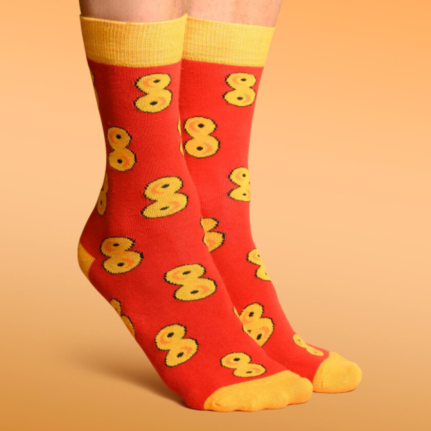 Strumpor Lussebullar Röda stl 36-40 Red