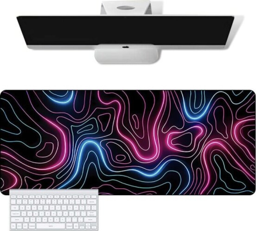 Musematte for datamaskin, bærbar PC, anime, tastatur, musematte, Xxl stor musematte, tastaturer, spillere, dekorasjon, skrivebordsmatte(300*800*2MM,4)