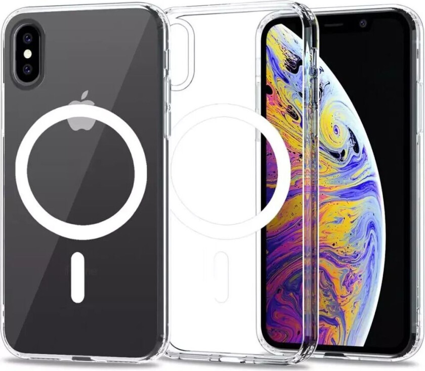 Tech-Protect iPhone X / XS Tech-Protect Magmat Deksel - MagSafe Kompatibel - Gjennomsiktig