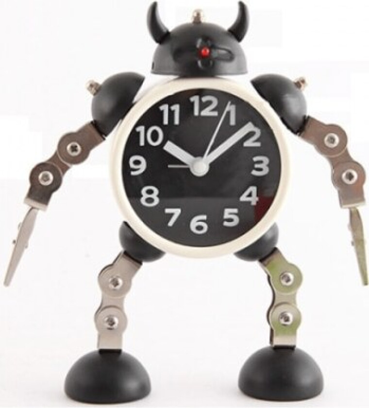 Vekkerklokke for barn Gutter, Robot vekkerklokke Analog vekkerklokke
