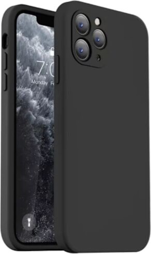 iPhone 16 - TPU-deksel med linsebeskyttelse Black