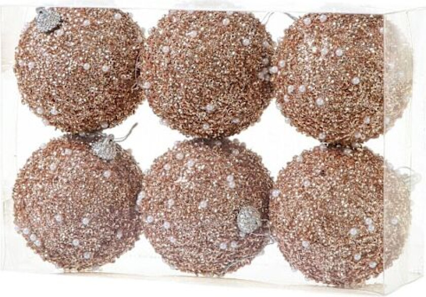 Julegave Julekuledekorasjon - Innendørs og utendørs Rose Gold