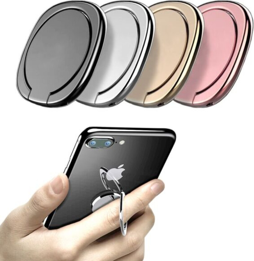 Tynn Mobilring Glans / Mobilholder / Ringholder for Mobil Gold