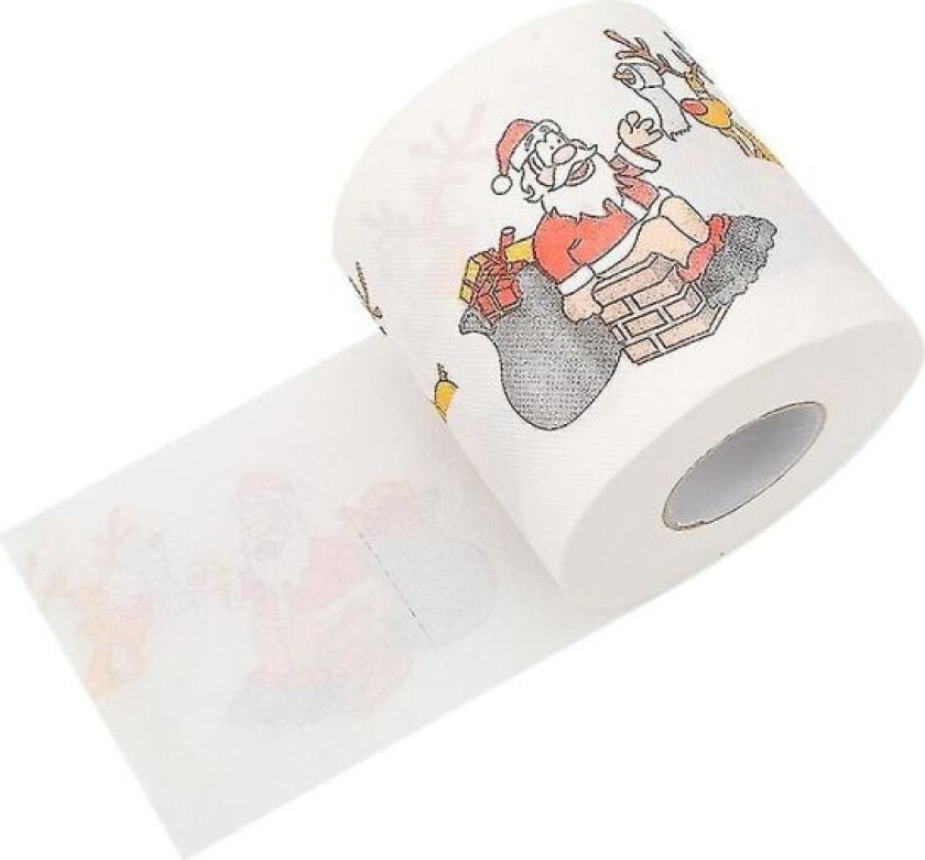 Wabjtam Julmønster Farge Toalettpapir Julenisse Juletre Trykt Papir