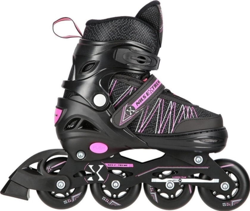 Nils Extreme Nh11912-A Rulleskøyter Med Utskiftbare, Justerbare Sklir, Størrelse 39-42