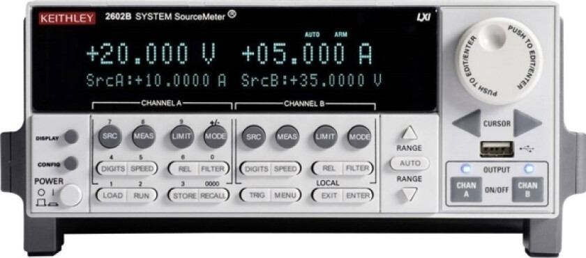 2612B Laboratoriestrømforsyning, Indstillelig 0 - 200 V 0 - 10 A 60 W Antal Udgange 2 X