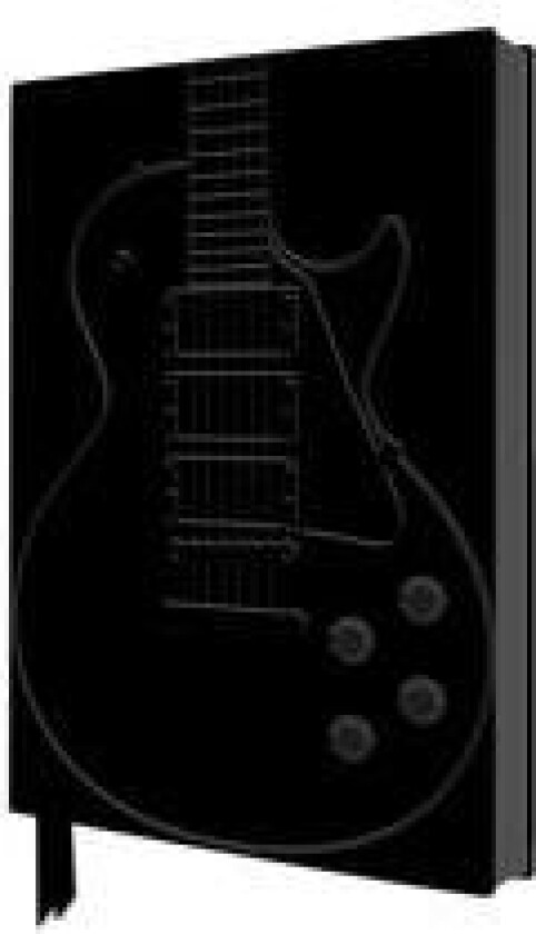 Black Gibson Guitar Artisan Art Notebook (Flame Tree Journals)