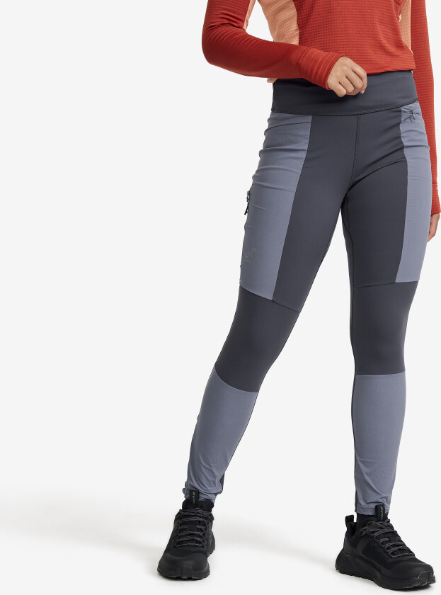 Outdoor Tights, Cliff Pocket Wind Leggings Dame India Ink, Størrelse:S