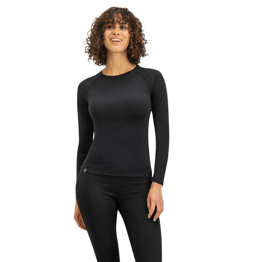 Fana Baselayer set, superundertøysett, dame Caviar Black