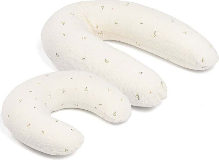 Bilde av Amme- & Gravidpute 2-i-1, Quilt Creme Blomma - Ammeputer - Bomull