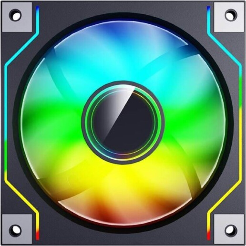 DM20 computer fan (black) - Kabinettvifte - 120mm - Svart - 32 dBA