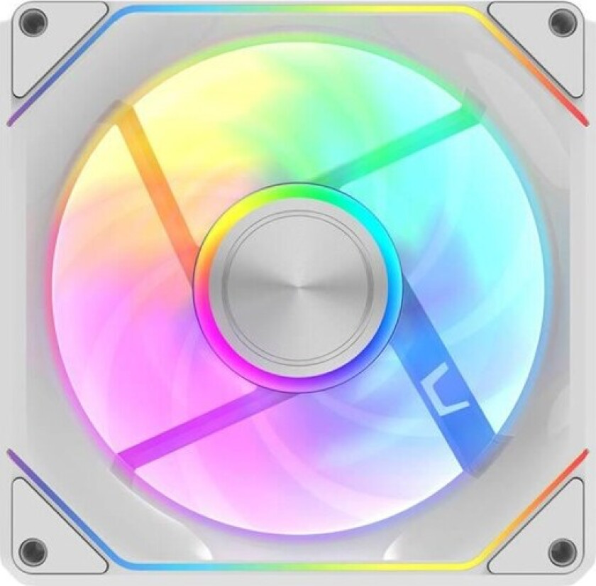 Gauss G24 computer fan (white) - Kabinettvifte - 120mm - Hvit - 33 dBA