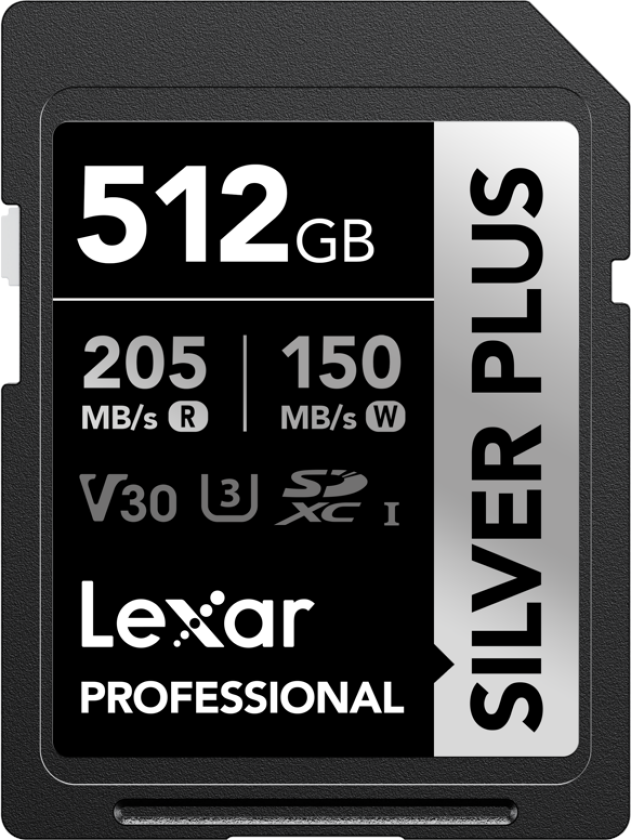 Professional SILVER PLUS SDXC - 205MB/s - 512GB