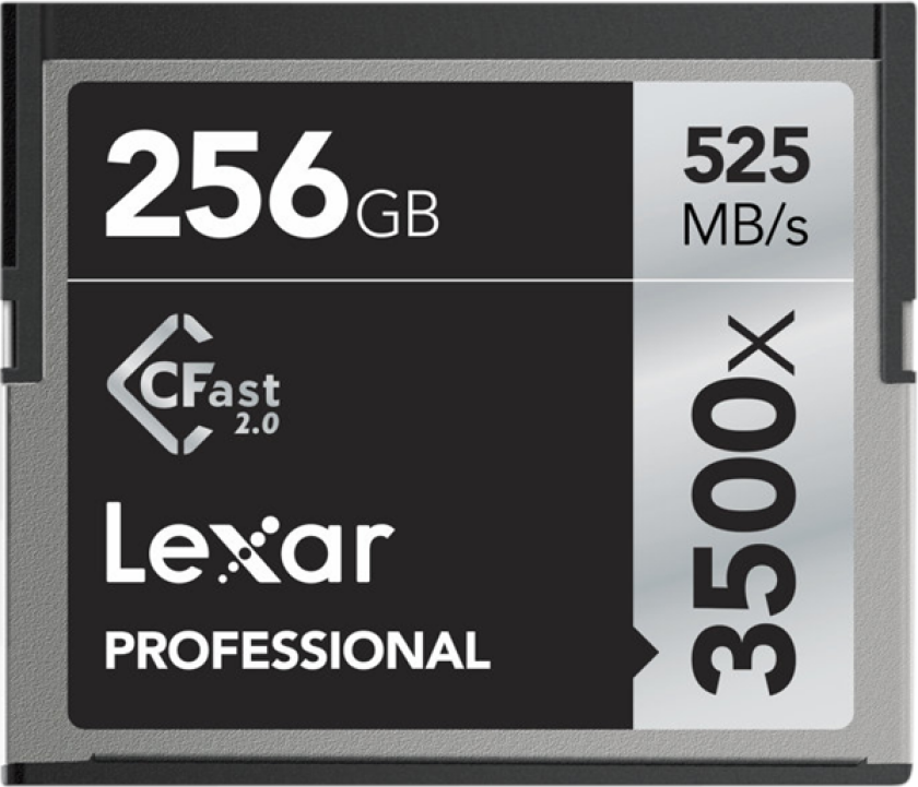 Professional 3500x CFast 2.0 - 525MB/s - 256GB