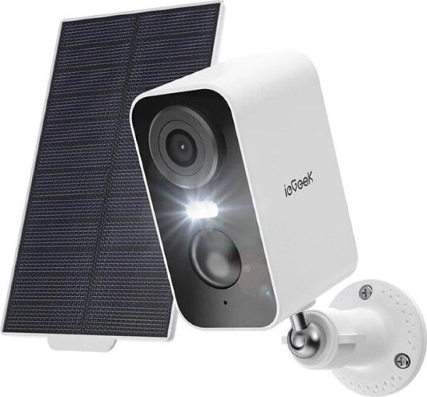 Wireless 3MP WiFi outdoor camera ZS-GX3S white with solar panel