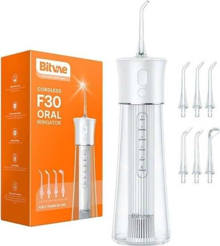 Tanntråd Water flosser with nozzles set BV F30 (white)