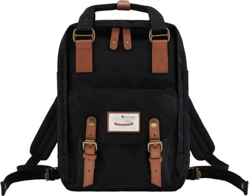 188L black and brown 14'' laptop backpack