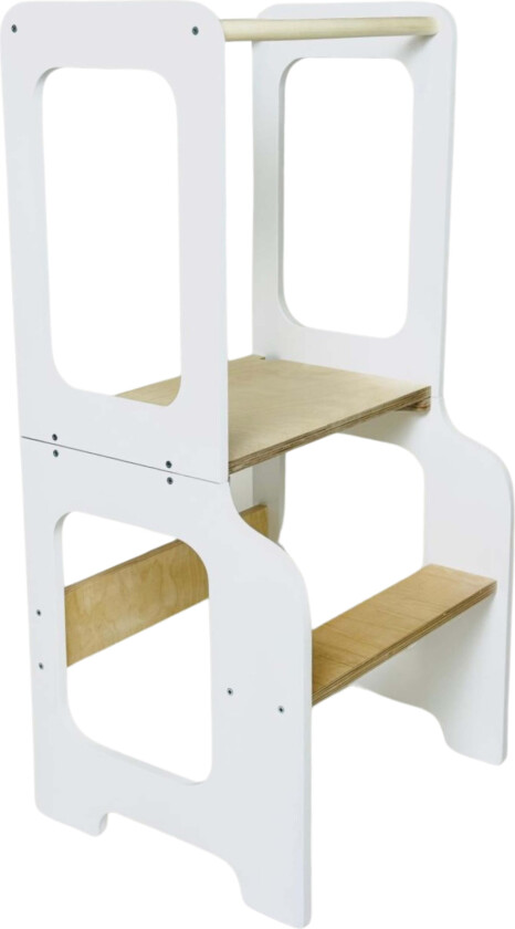 Family-scl 4-in-1 Læringstårn, Hvit - Motoriske møbler - Plywood