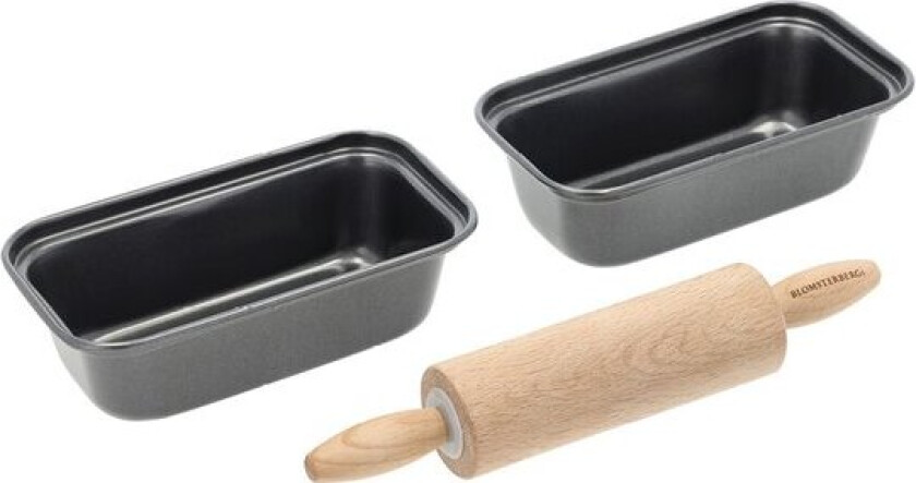 Bilde av Mini brødformsett m/kjevle 3 deler