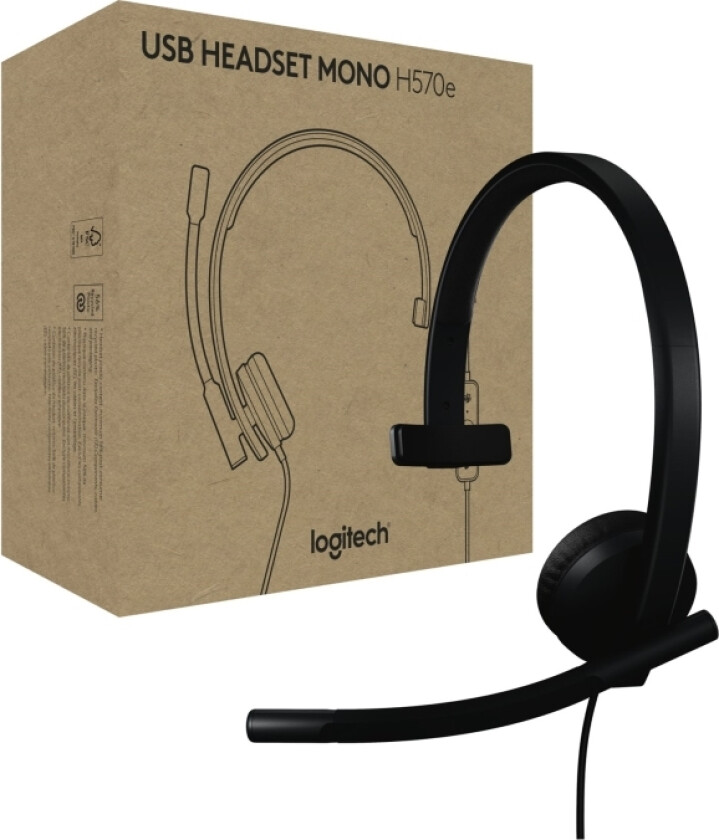 H570e - Hodesett - On-Ear - Kablet - Usb-A - Certified For Microsoft Teams