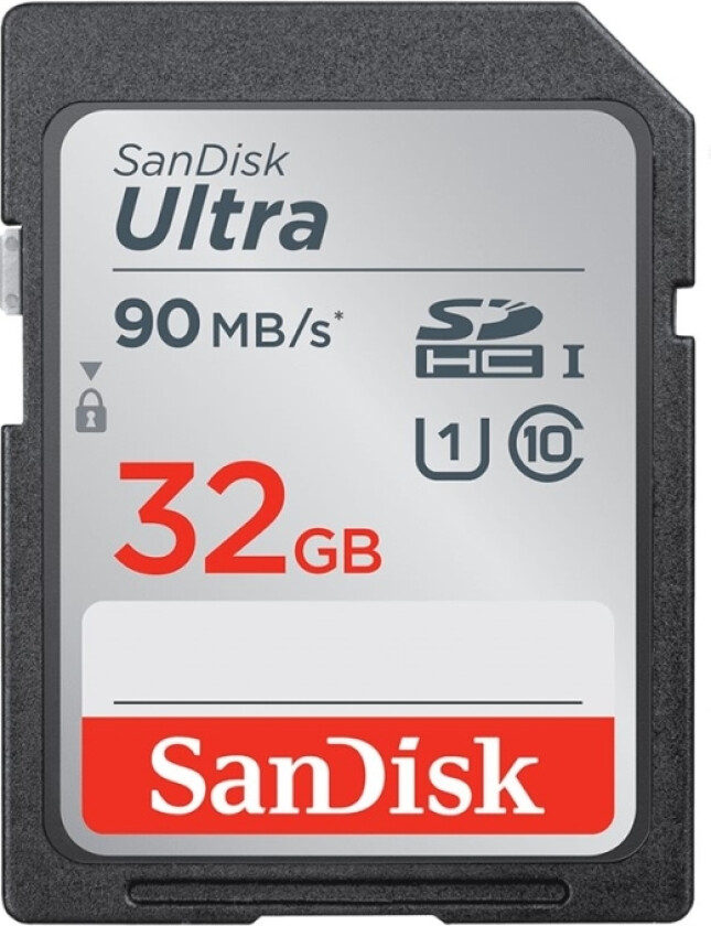 Sandisk Ultra - Flashminnekort - 32 Gb - Uhs Class 1 / Class10 - Sdhc Uhs-I