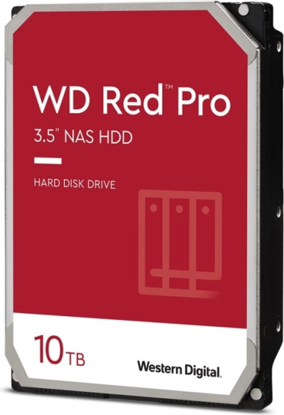 Wd Red Pro - Harddisk - 10 Tb - Intern - 3.5" - 7200 Rpm