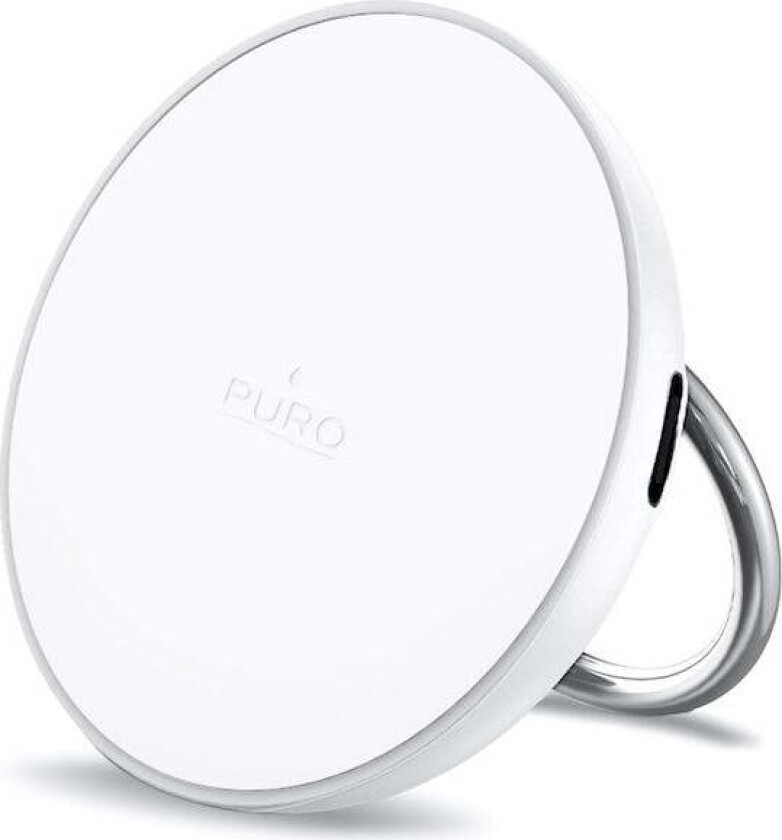 Mag Loop Pro Trådløs Lader 15W med USB-C og Stående Funksjon - MagSafe Kompatibel - Hvit