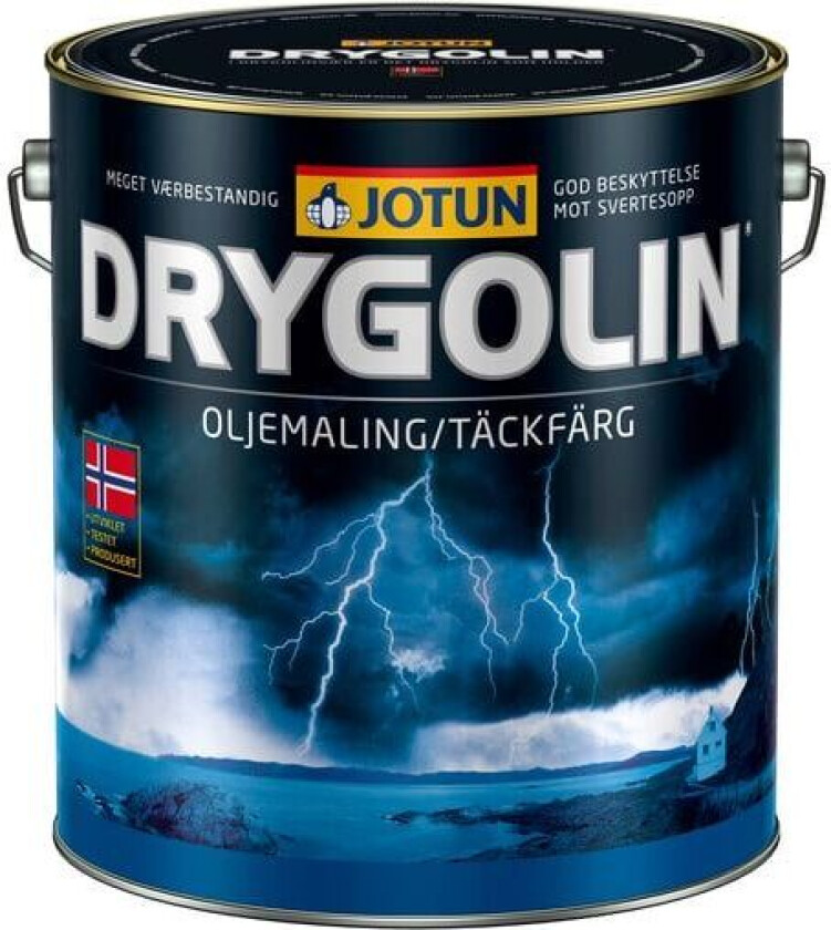 Jotun oljemaling oksydrød 9 liter