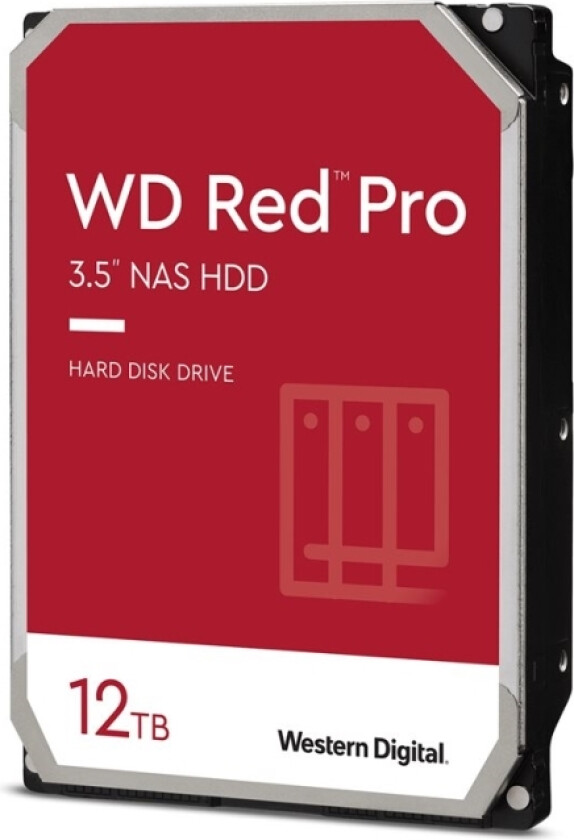 Wd Red Pro - Harddisk - 12 Tb - Intern - 3.5" - 7200 Rpm