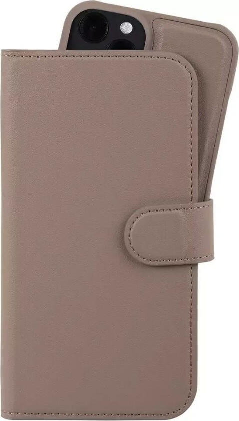 Holdit iPhone 12 / 12 Pro Wallet Case Magnet Plus - Flip Deksel - Mocha Brown