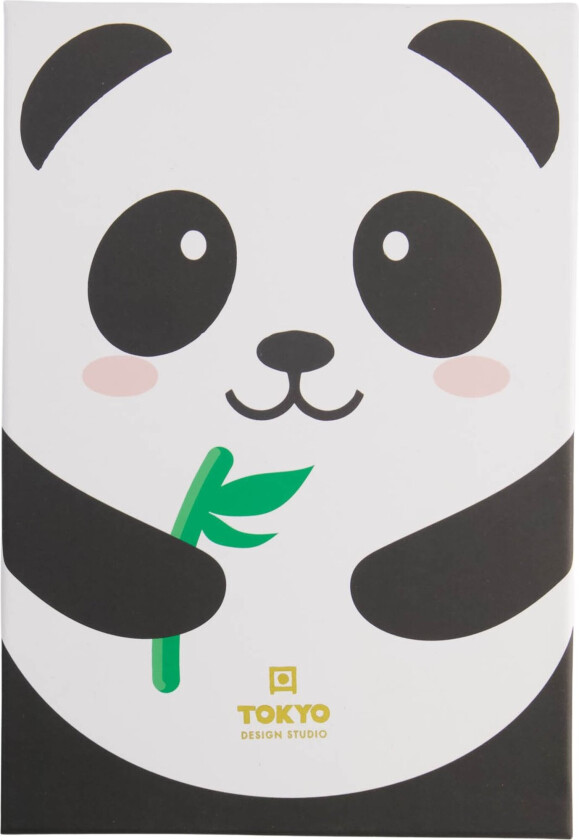 Spisepinner Panda Brown gavesett, 5 stk.