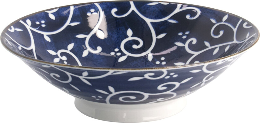 Blue Karakusa ramenskål, 1600 ml