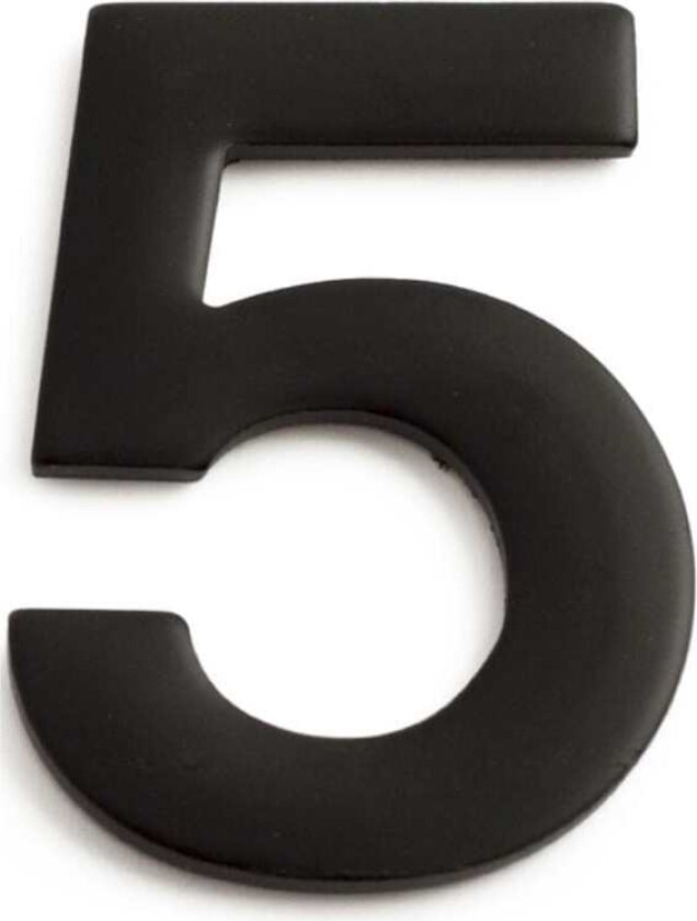 Husnummer H5cm Svart / 5