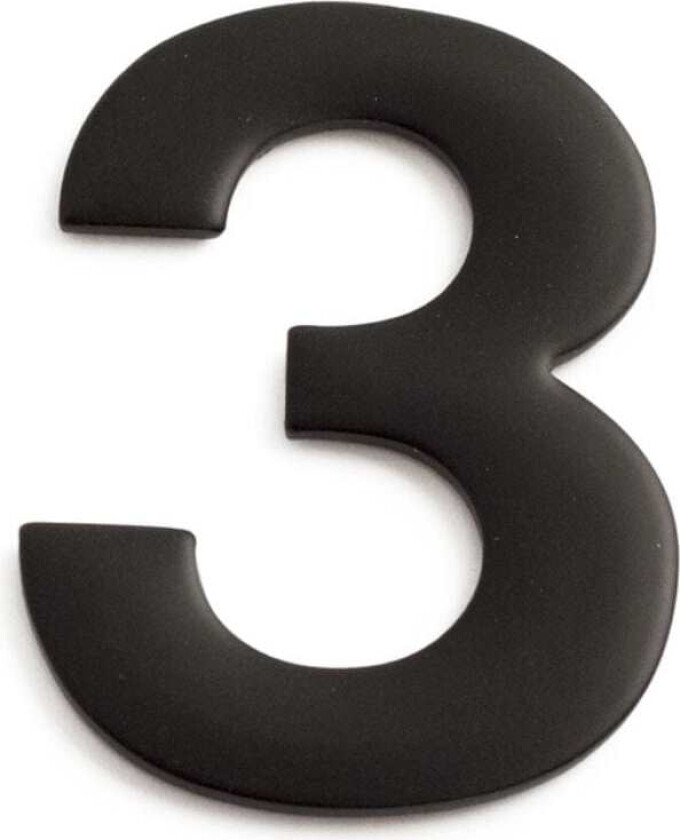 Husnummer H5cm Svart / 3