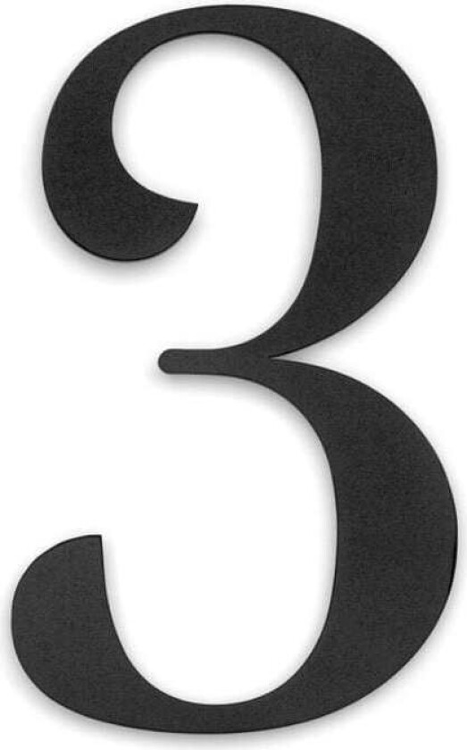 Century Husnummer H11.4cm Svart / 3