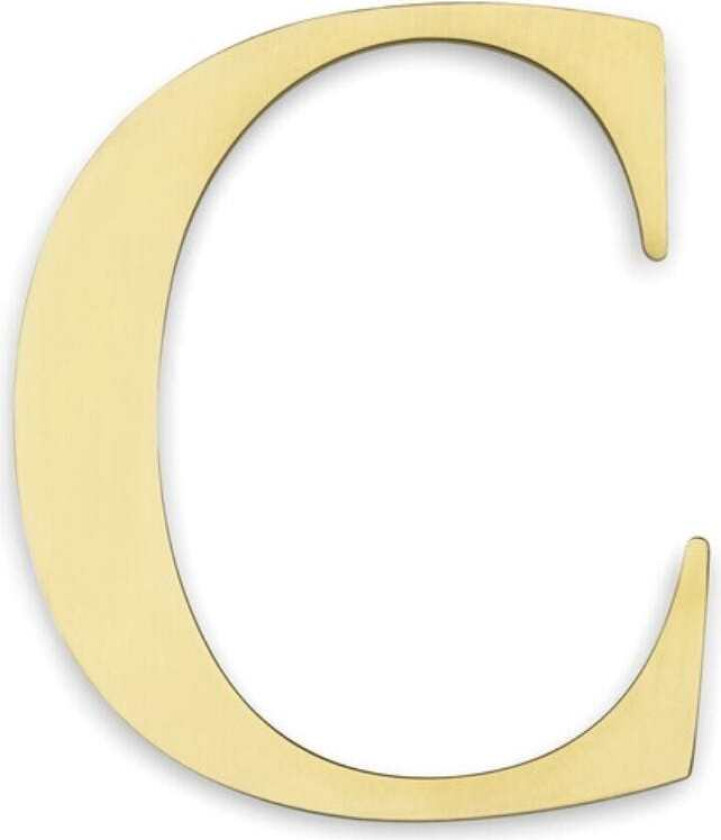 Bilde av Century Husbokstav H9.8cm Messing / C