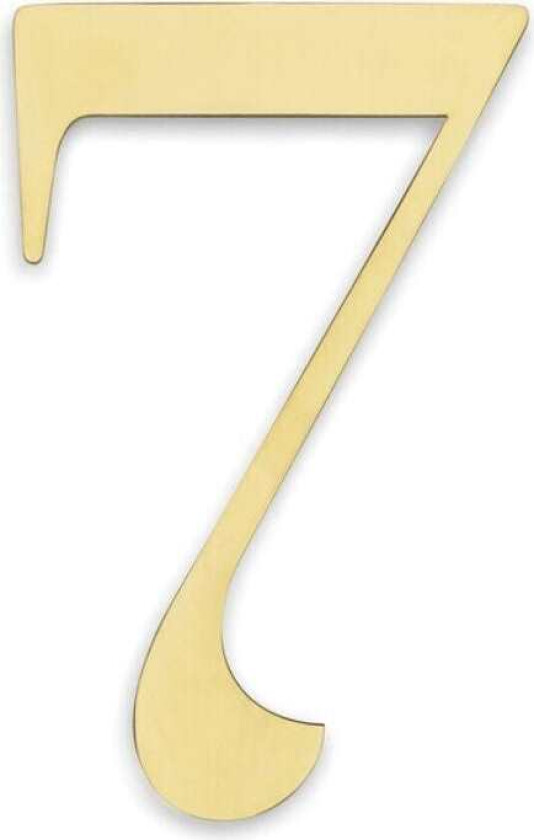 Century Husnummer H11.4cm Messing / 7