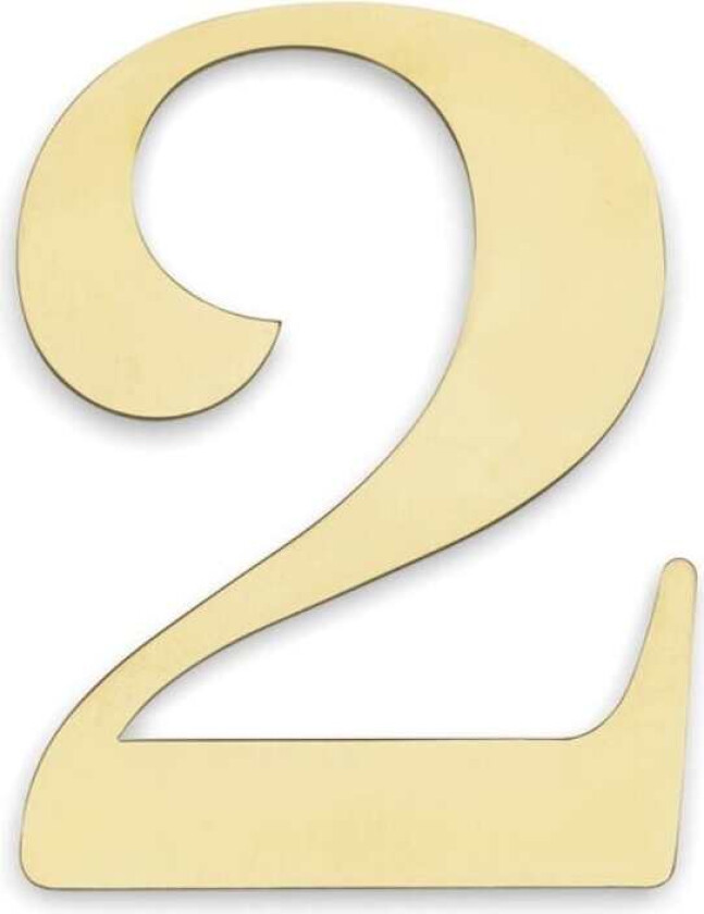 Century Husnummer H11.4cm Messing / 2