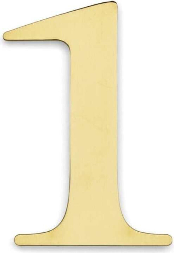 Century Husnummer H11.4cm Messing / 1